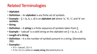 Toc 1 | gate | Theory of computation | PPTX