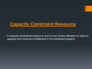 Theory of Constraints | PPTX | Business Accounting & Finance | Business