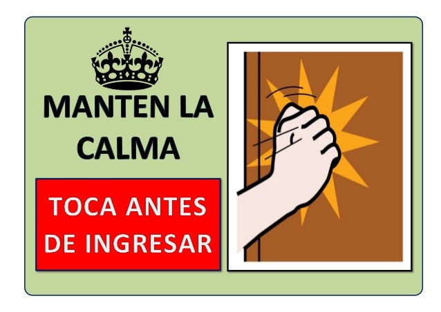 Señal - Tocar puerta