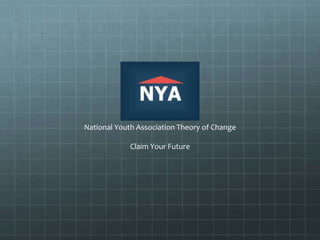 National Youth Association Theory of Change

             Claim Your Future
 