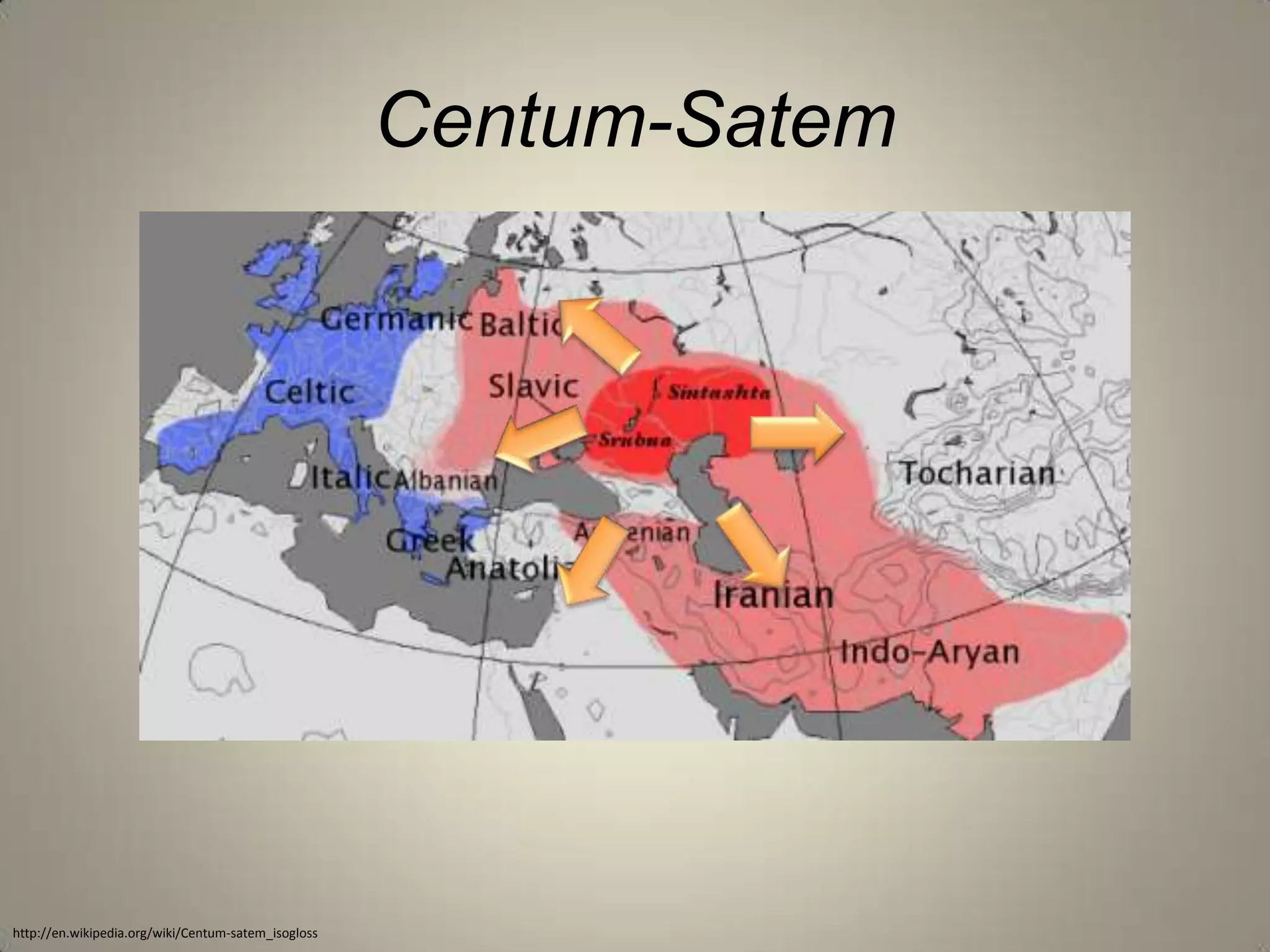 Centum-Satem




http://en.wikipedia.org/wiki/Centum-satem_isogloss
 