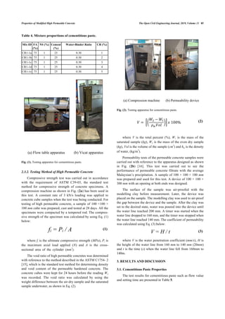 Experimental Study on Modified High Permeable Concrete with Crumb ...