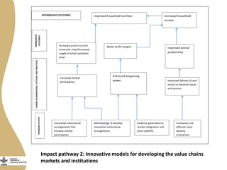 Review of small ruminants value chain impact pathways developed for Ethiopia