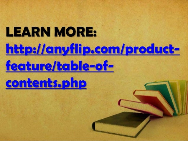 create table of contents in adobe