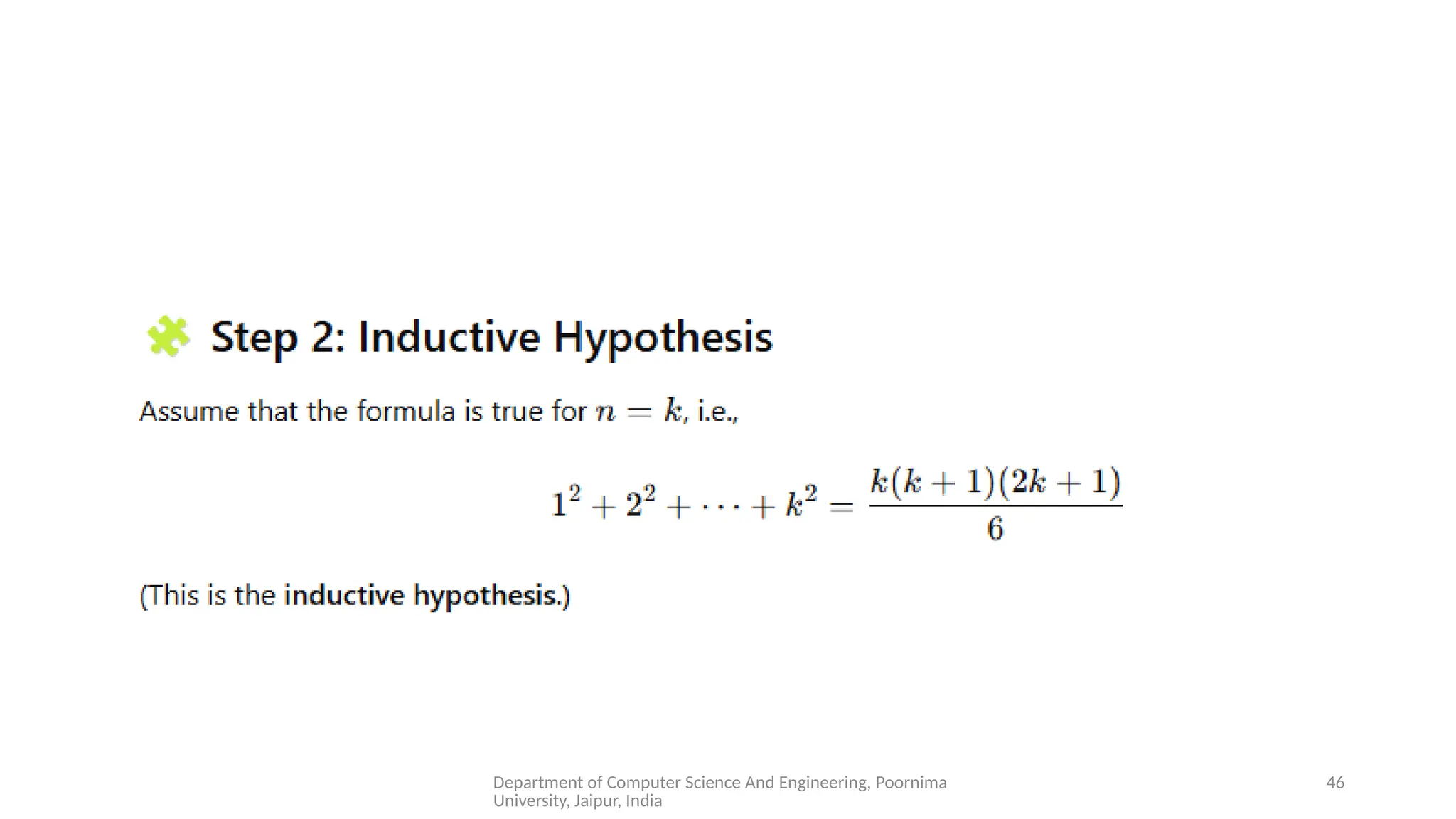 Department of Computer Science And Engineering, Poornima
University, Jaipur, India
46
 