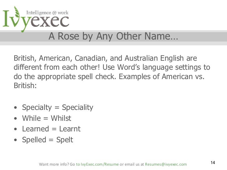 to cv or not to cv writing your resume for an international market
