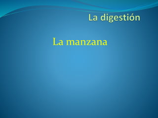 La manzana
 