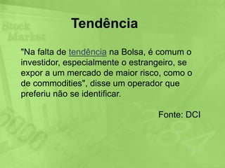 NOTÍCIASConsumo de café cresce no Brasil, mas produção fica estagnadaEstoques mundiais do grão são cada vez menoresO mercado de café vive uma situação de desequilíbrio, segundo especialistas no setor. O consumo e a exportação do Brasil crescem, mas a produção não aumenta no mesmo ritmo. Além disso, os estoques mundiais são cada vez menores.http://www.canalrural.com.br