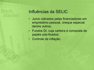  Tem o objetivo de tornar mais segura e transparente a negociação de títulos públicos;