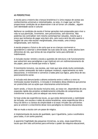 Todas as crianças são bem