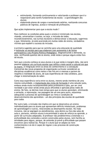 Todas as crianças são bem