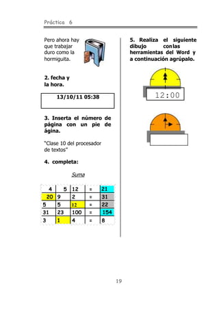 Todas las practicas de word
