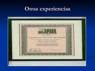 Otras experiencias 