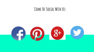 Come Be Social With Us:
 