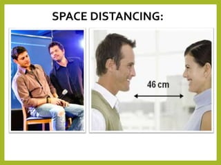 SPACE DISTANCING:
 