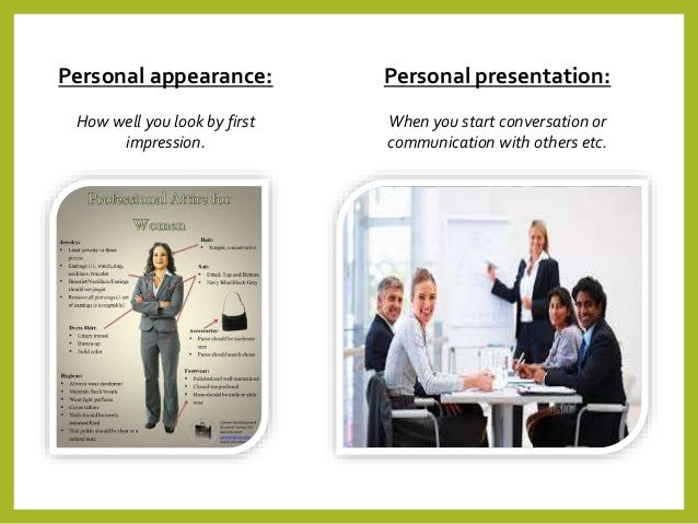 what is non personal presentation