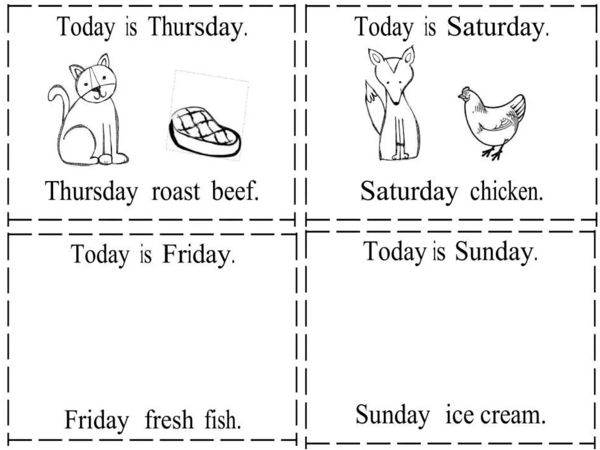 Today is monday mini books | PPSX