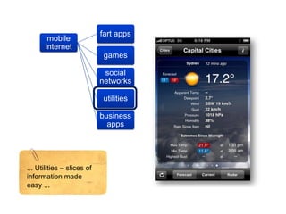 Today: Mobile Internet, Tomorrow: What?