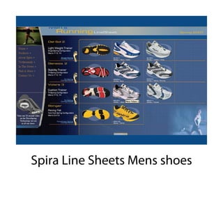 Spira Line Sheets Mens shoes
 
