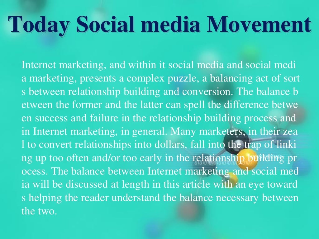 Todays social media movement