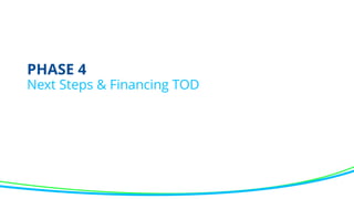 PHASE 4
Next Steps & Financing TOD
 