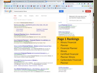 Page 1 Rankings
• Illinois Financial
Planner
• Financial Planner
Illinois
• Certified Financial
Planner Illinois
• Carbondale Financial
Planner

 