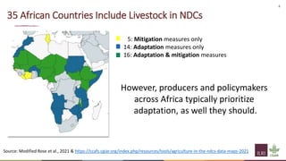 Livestock transitions: Global options and local realities for adaptation and mitigation 