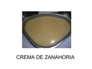 CREMA DE ZANAHORIA