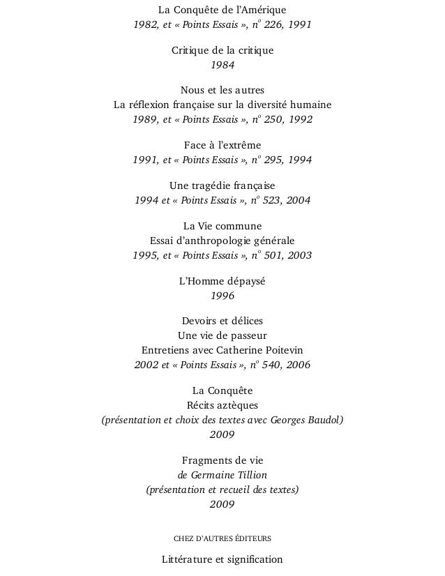 Todorov Tzvetan Poetique De La Prose