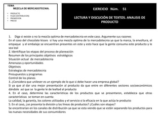 TEMATECNICAS DE PLANEACION APLICADAS A LA PRODUCCION ESTUDIOS DE TIEMPOS Y MOVIMIENTOS. DEFINICION Y CONCEPTO. THERBLIGS. PLAN SEGUR. PRINCIPIO DE LA ECONOMIA DE MOVIMIENTOS. PUNTO DE EQUILIBRIO. GRAFICA DE GANTT. RUTA CRITICA. DIAGRAMAS DE PROCESO.EJERCICIO   # 36LECTURA Y DISCUSION DE TEXTOS. METODOS Y PROCESOS DE TRABAJO.Diagrama con la posición del operario en el proceso productivo.Materia prima.Maquinaria.Mano de obra.Datos de ingeniería.Patrones, los cuales indican la forma.Dibujos.Modelos. El contenido.El tamaño. 