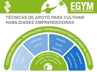 TÉCNICAS DE APOYO PARA CULTIVAR HABILIDADES EMPRENDEDORAS