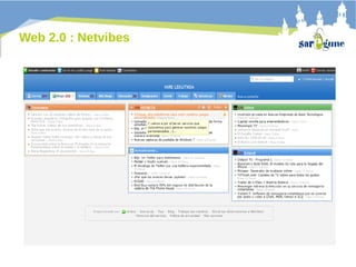Web 2.0 : Netvibes

 