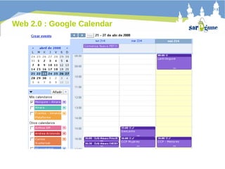 Web 2.0 : Google Calendar

 