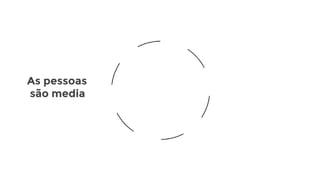 As pessoas
são media
 