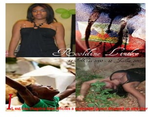 L est des chagrins bien dificiles a surmonter quand disparait un etre cher I 