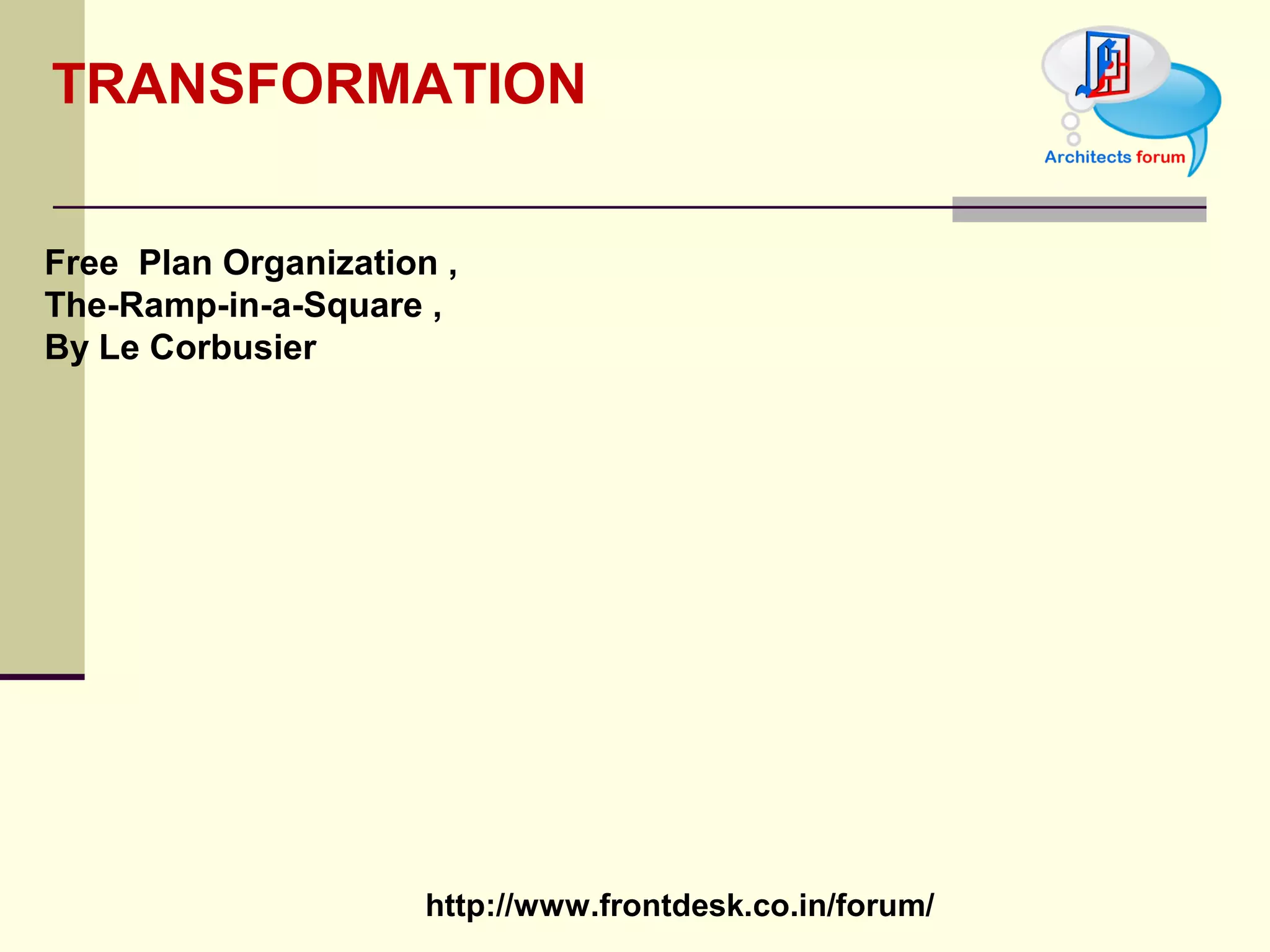 Tod principle of architecture