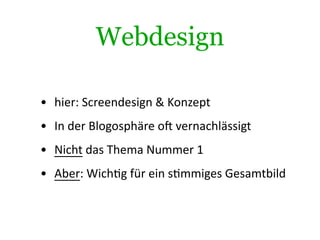Die 7 Todsünden des Blogdesign