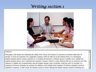 Writing section 1
 