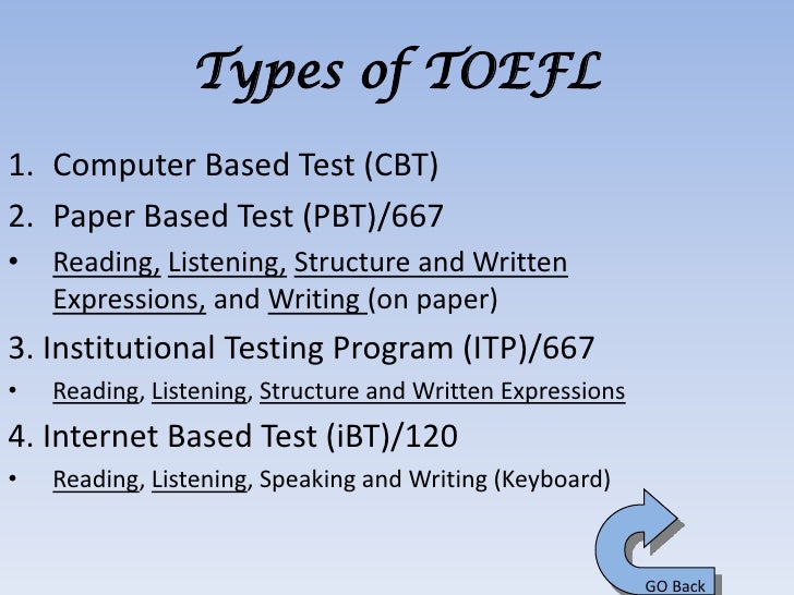 toefl-test (paper-based 550 testing) basic guidelines! iBT TOEFL