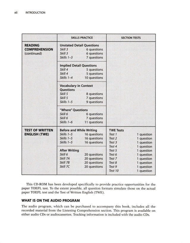 Jawaban Toefl Exercise Skill 1 2 Reading Jejak Belajar