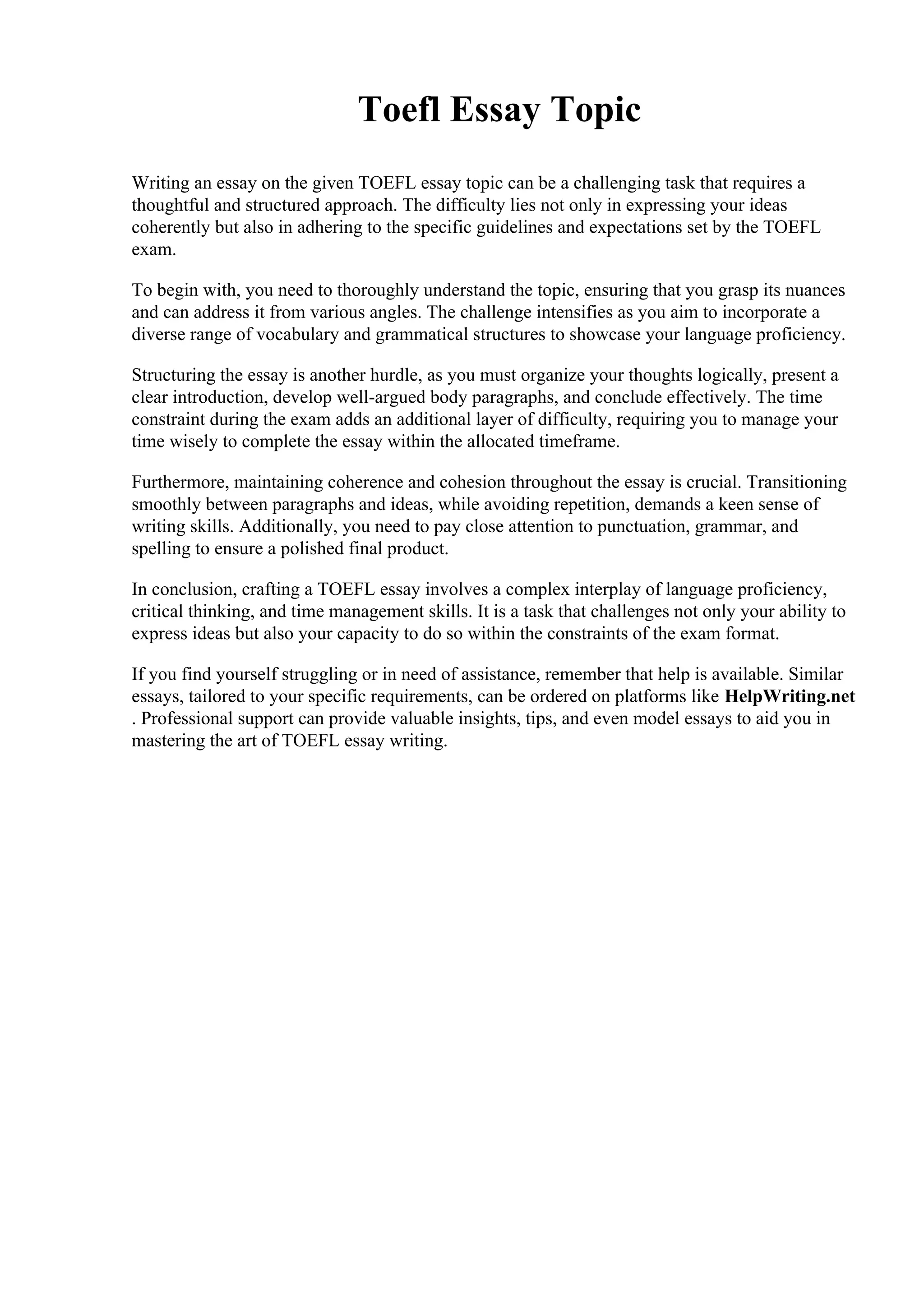 Toefl Essay Topic.pdf