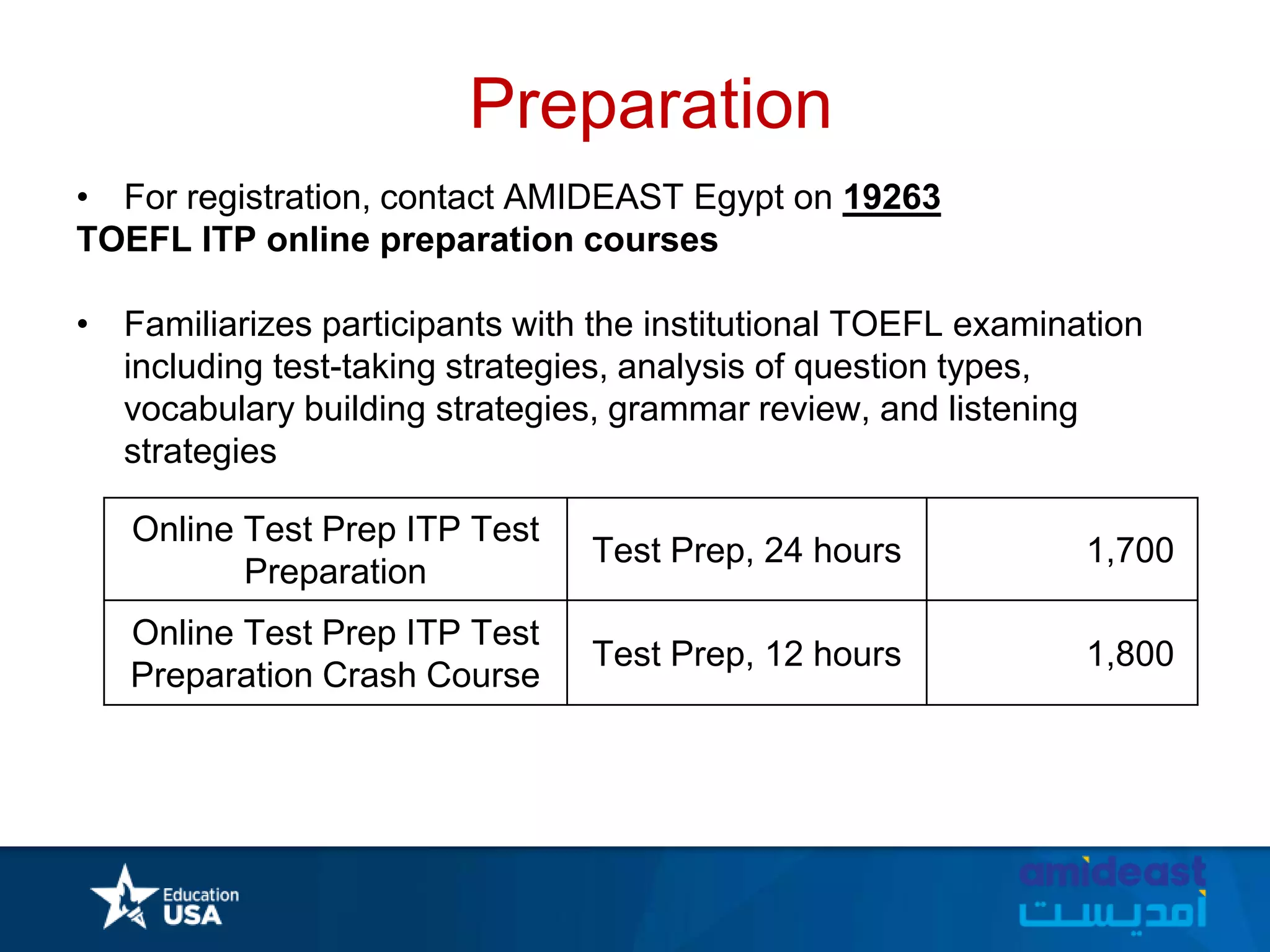 Standardized Tests: TOEFL, GRE & GMAT-2021 | PPT