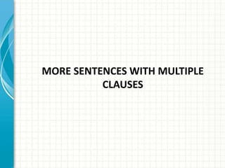 Multiple Language Clause TOEFL MATERIAL. This topic is about structure and written expression | PPTX
