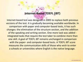 Toefl ppt | PPTX