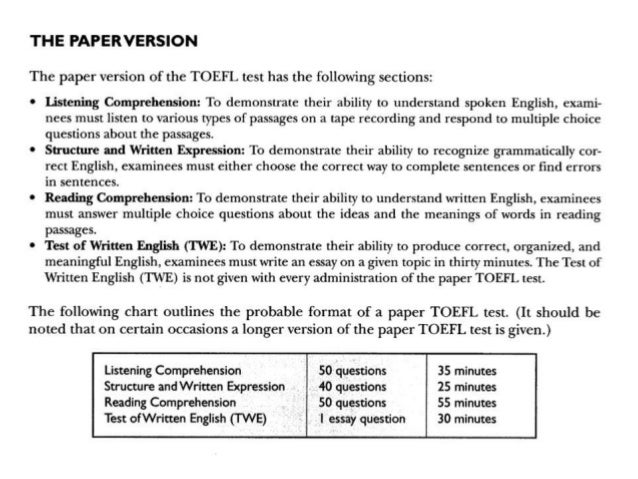 Toefl Review Exercise Skill 1 7 Reading Berkas Belajar