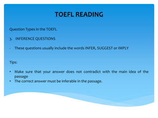 Toefl reading | PPTX