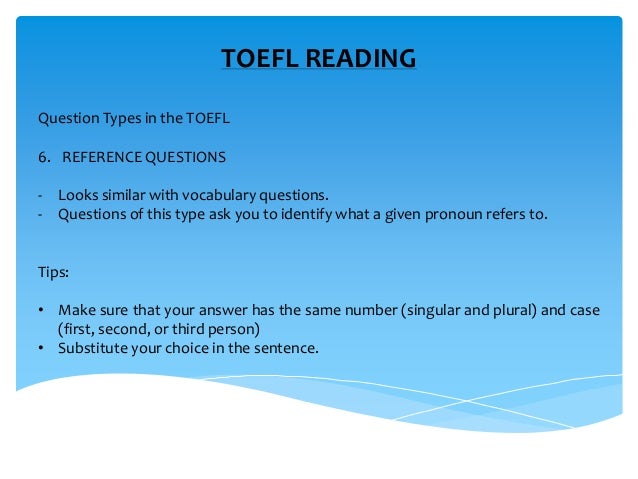 Toefl Reading
