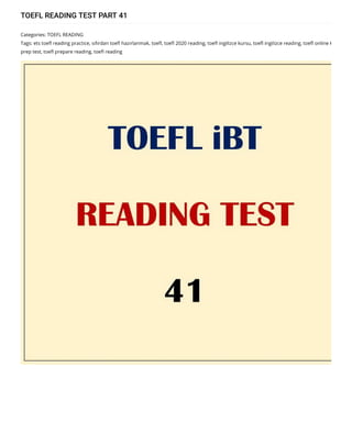 TOEFL READING TEST PART 41
toefl ielts yds yökdil ankara online kursu hikmet şahiner https://www.hikmetsahiner.org/?post-type=post&order-date=asc&order-...
539 of 868 7/23/2020, 2:14 AM
 