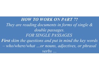 TOEIC Teaching method.ppt for TOEIC teac | PPT