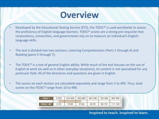 TOEIC Upgrade - Walkthrough | PPTX